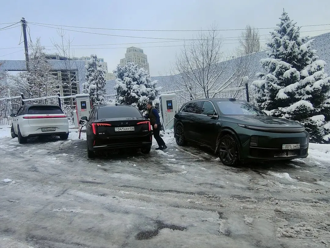 阿拉木图的中国新能源车